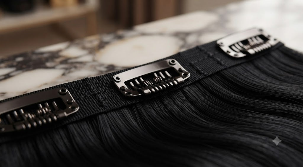 Extensiones de Cabello Clip-In Onduladas 22" - 220 g
