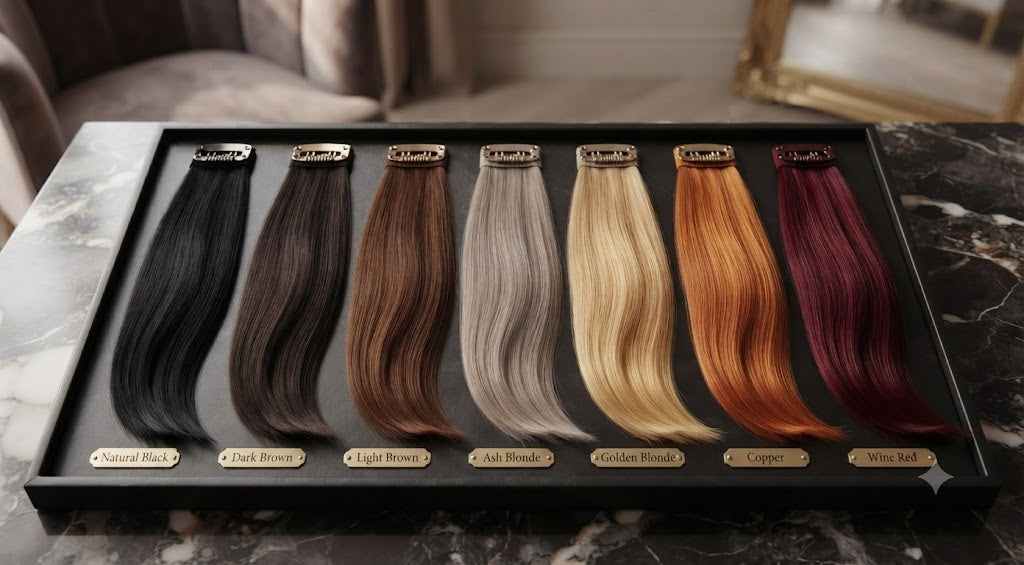 Extensiones de Cabello Clip-In Onduladas 22" - 220 g