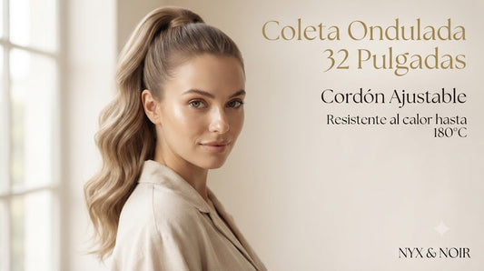 Coleta Ondulada Voluminosa 26" | Cordón | Fibra Sintética