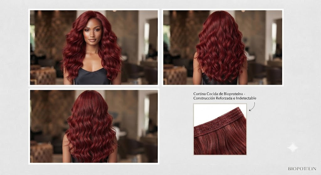 Extensiones de Bioproteína Water Wave 28" | 8 Cortinas | 280 g - Nyx & Noir