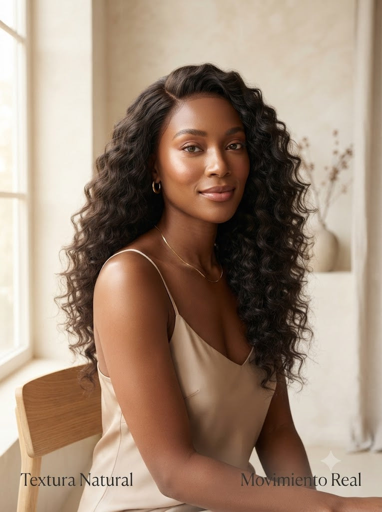 Extensiones de Bioproteína Water Wave 28" | 8 Cortinas | 280 g - Nyx & Noir