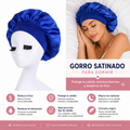 Gorro Satinado para Dormir Antifrizz