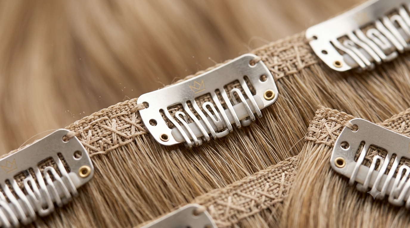 Extensiones de Cabello Clip-In Onduladas 22" - 220 g
